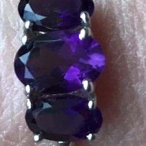 Lusaka Amethyst Ring in Sterling Silver